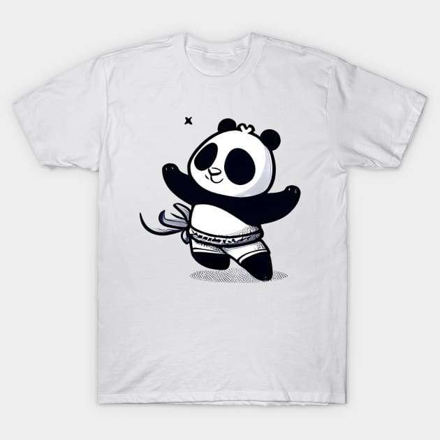 Kung Fu Panda T-shirt T-Shirt by Pastew Stdio